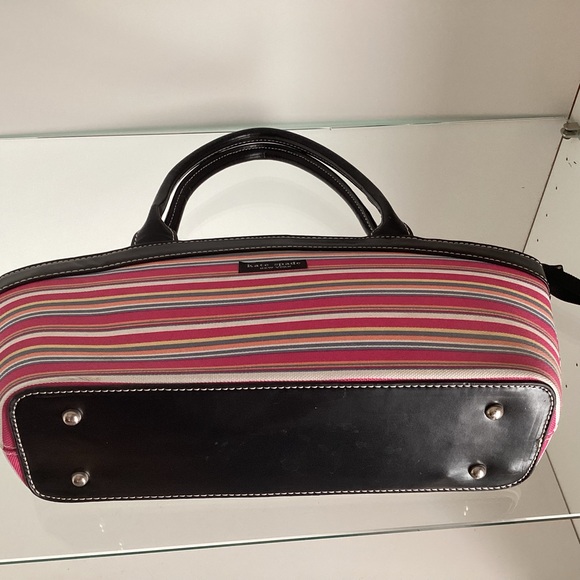 VINTAGE KADE SPADE NEW YORK FABRIC  PURSE RETRO RAINBOW - Picture 5 of 11